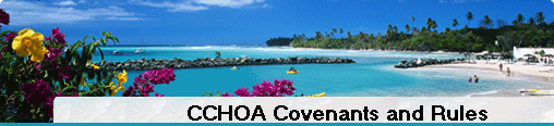 CCHOA Covenants and Rules